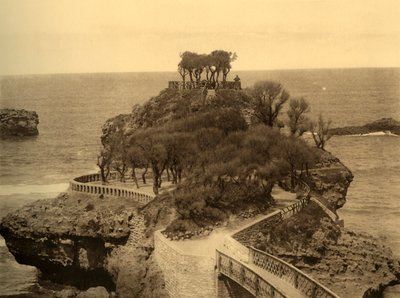 ビアリッツ-Le Rocher du Basta、c1930。 作： Unbekannt