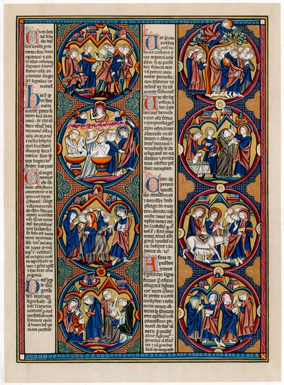13世紀後半の聖書の場面 作： Unbekannt