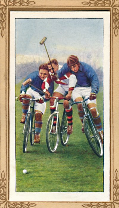 自転車ポロ、1939 作： Unbekannt