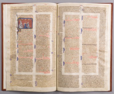 Gratian の Decretals を含む Bifolium、フランス語、ca. 1290年。 作： Unbekannt