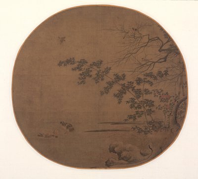 秋の入り江の鳥c。 1200。 作： Unbekannt