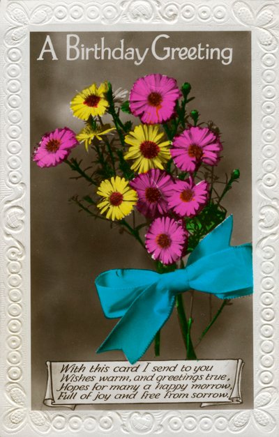 誕生日カード、c1910-1939 作： Unbekannt