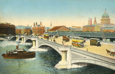 ブラックフライアーズブリッジ、ロンドン、c1910。 作： Unbekannt