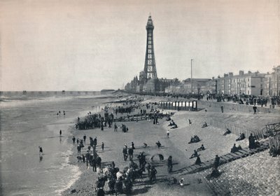 ブラックプール-1895年の塔を示す正面図 作： Unbekannt
