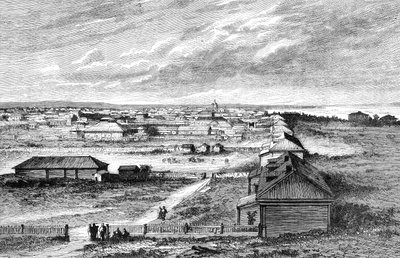 Blagovyeshchensk、シベリア、ロシア、1895 作： Unbekannt