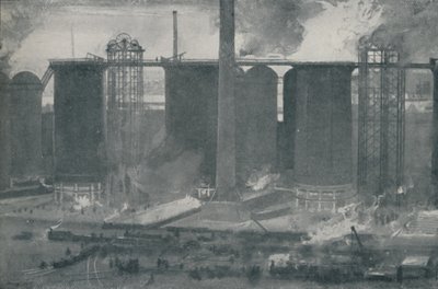 Bell Bros. Iron Worksの高炉、ミドルスバラ、1910年 作： Unbekannt