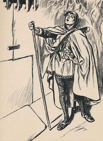 ブロンデル、リチャーズウィンドウの下で歌うc1907 作： Unbekannt