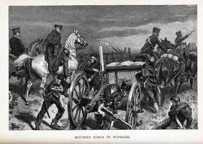 ブリューチャーズマーシュからウォータールー、1882年 作： Unbekannt