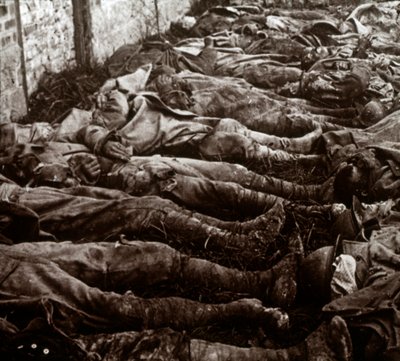 攻撃後の身体、c1914-c1918 作： Unbekannt