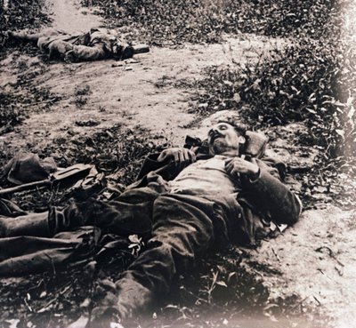 死んだ兵士の遺体、c1914-c1918 作： Unbekannt
