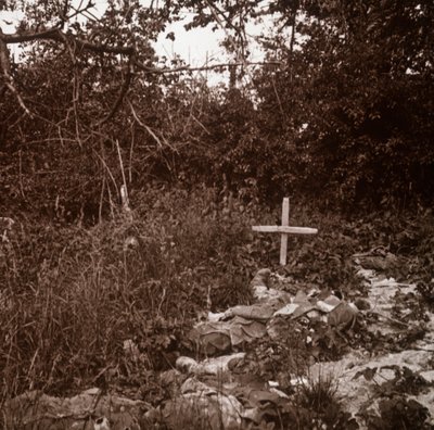 ドイツ兵の遺体、北フランス、アブレンサンナゼール、c1914-c1918。 作： Unbekannt