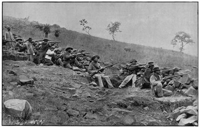 レディスミスを包囲するボーア、第2ボー戦争、1899年-1900年。 作： Unbekannt