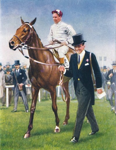 ボア・ルーセル、ジョッキー：ECエリオット、1939 作： Unbekannt