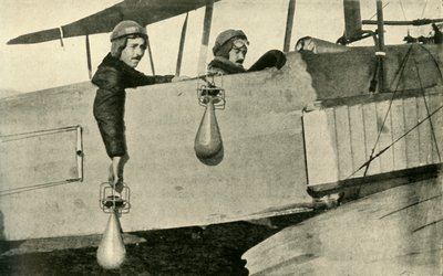 爆弾投下機、1914-1918、c1920。 作： Unbekannt
