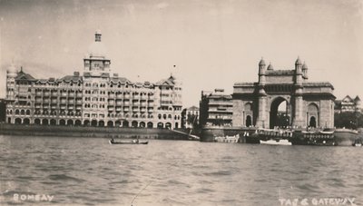 ボンベイ-タージ＆ゲートウェイ、c1930。 作： Unbekannt
