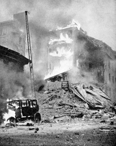 ロシアによるヘルシンキ爆撃、第二次世界大戦、c1940 作： Unbekannt