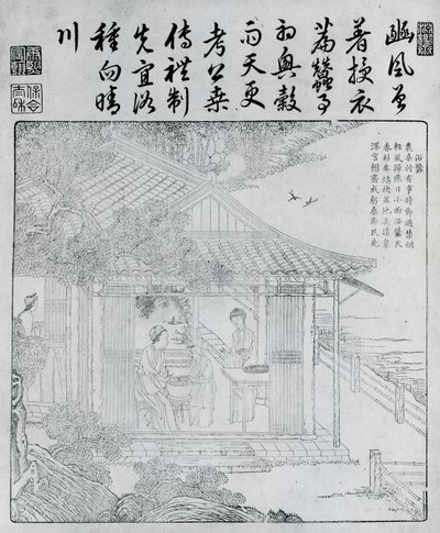耕作と織りの本、1696年。 作： Unbekannt