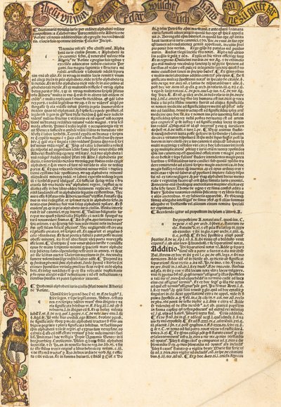 年鑑からの国境、c。 1489年。 作： Unbekannt