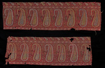 ショールの境界線、1800年代。 作： Unbekannt