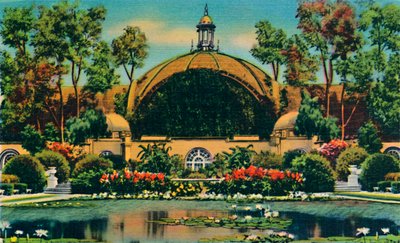 植物園とラグーン。カリフォルニア州サンディエゴ、c1941 作： Unbekannt