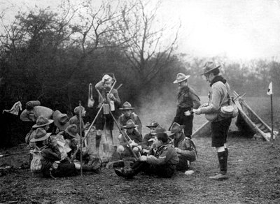 ボーイスカウトキャンプ、1926年。 作： Unbekannt