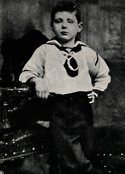 アイルランドの少年時代、1881年、1945年。 作： Unbekannt