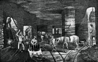 ビルストン近郊のブラッドリー炭鉱、1886年 作： Unbekannt