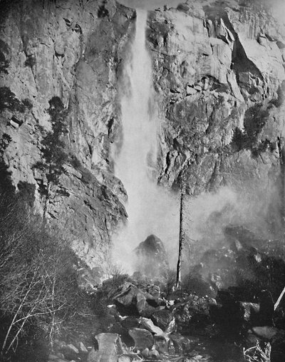 ブライダルベール滝、ヨセミテ、カリフォルニア、c1897。 作： Unbekannt