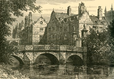 ブリッジ、セントジョンズ大学、1898年。 作： Unbekannt