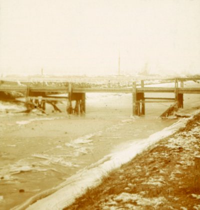ポペリンゲ橋、ベルギー、フランダース、c1914-c1918 作： Unbekannt