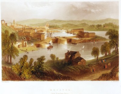 ロウンハムフェリー発のブリストル、1841年 作： Unbekannt