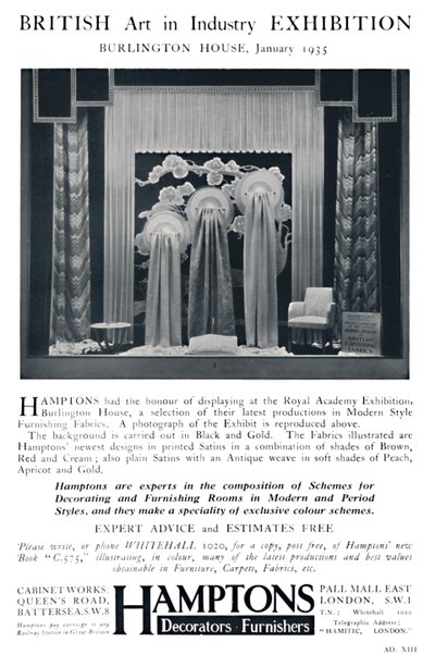 ブリティッシュアートインインダストリー展-1935年1月、バーリントンハウス 作： Unbekannt