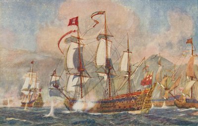 17世紀のイギリス軍艦、1924年 作： Unbekannt