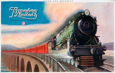 ブロードウェイリミテッド、ペンシルバニア鉄道、1927年 作： Unbekannt