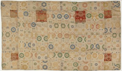 ブロケード、シルク。 仏教の僧侶のローブ、パッチ、袈裟、江戸時代、1615-1868. 作： Unbekannt