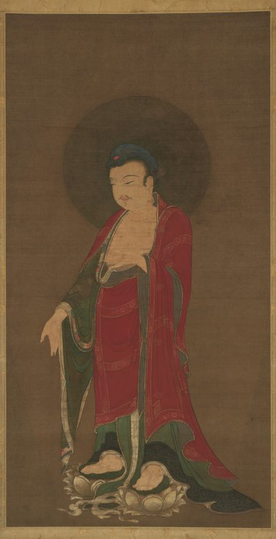 13世紀後半、彼の浄土から降りた仏阿弥陀仏。 作： Unbekannt