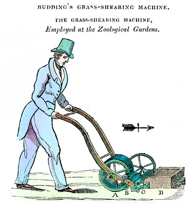 出芽芝刈り機、c1832 作： Unbekannt