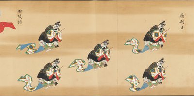 舞楽図巻 17世紀 作： Unbekannt