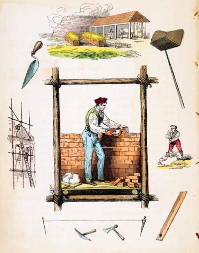 建設業、c1845 作： Unbekannt