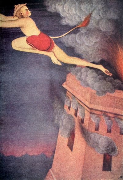 「ランカの燃焼」、1920 年。 作： Unbekannt
