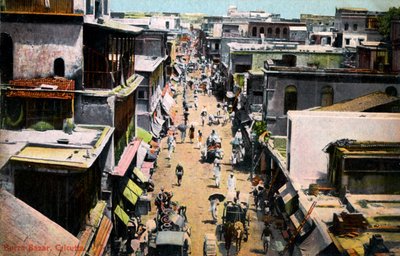 Burra Bazar、カルカッタ、インド、20世紀初頭 作： Unbekannt