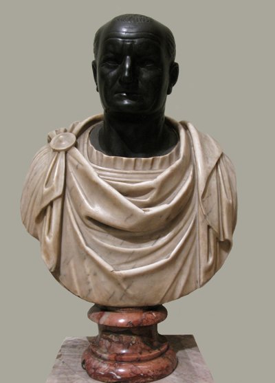 ウェスパシアヌスの胸像、1st H. 1st cen。広告 作： Unbekannt