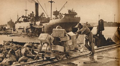 ベンガジの忙しいシーン、1943 作： Unbekannt