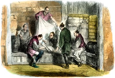 1865年に横浜のショップでカメレットを購入 作： Unbekannt