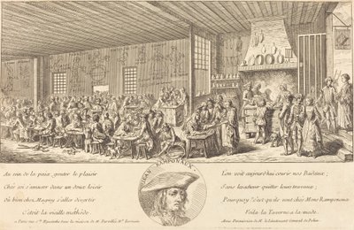 ランポノーのキャバレー、c。 1760年。 作： Unbekannt