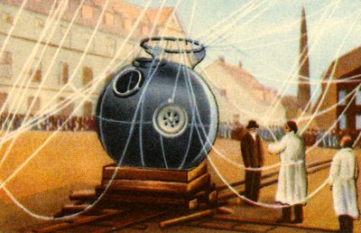 キャビンオブピカールズ高度調査気球、1931年、1932年。 作： Unbekannt