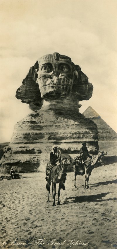 カイロ-大スフィンクス、c1918-c1939。 作： Unbekannt