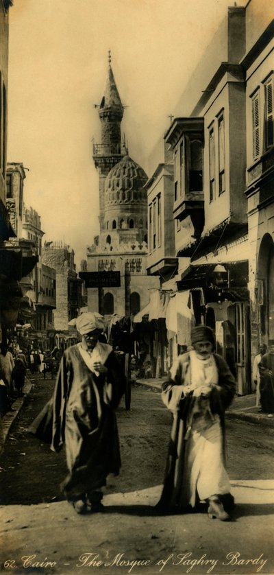 カイロ-Saghry Bardyのモスク、c1918-c1939。 作： Unbekannt