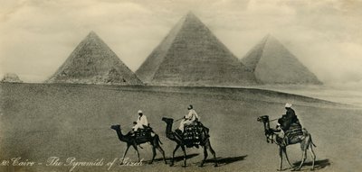 カイロ：ギザのピラミッド、c1918-c1939。 作： Unbekannt