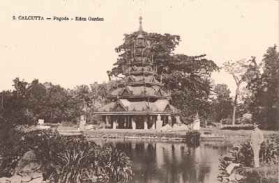カルカッタ-パゴダ-エデンガーデン、c1900 作： Unbekannt